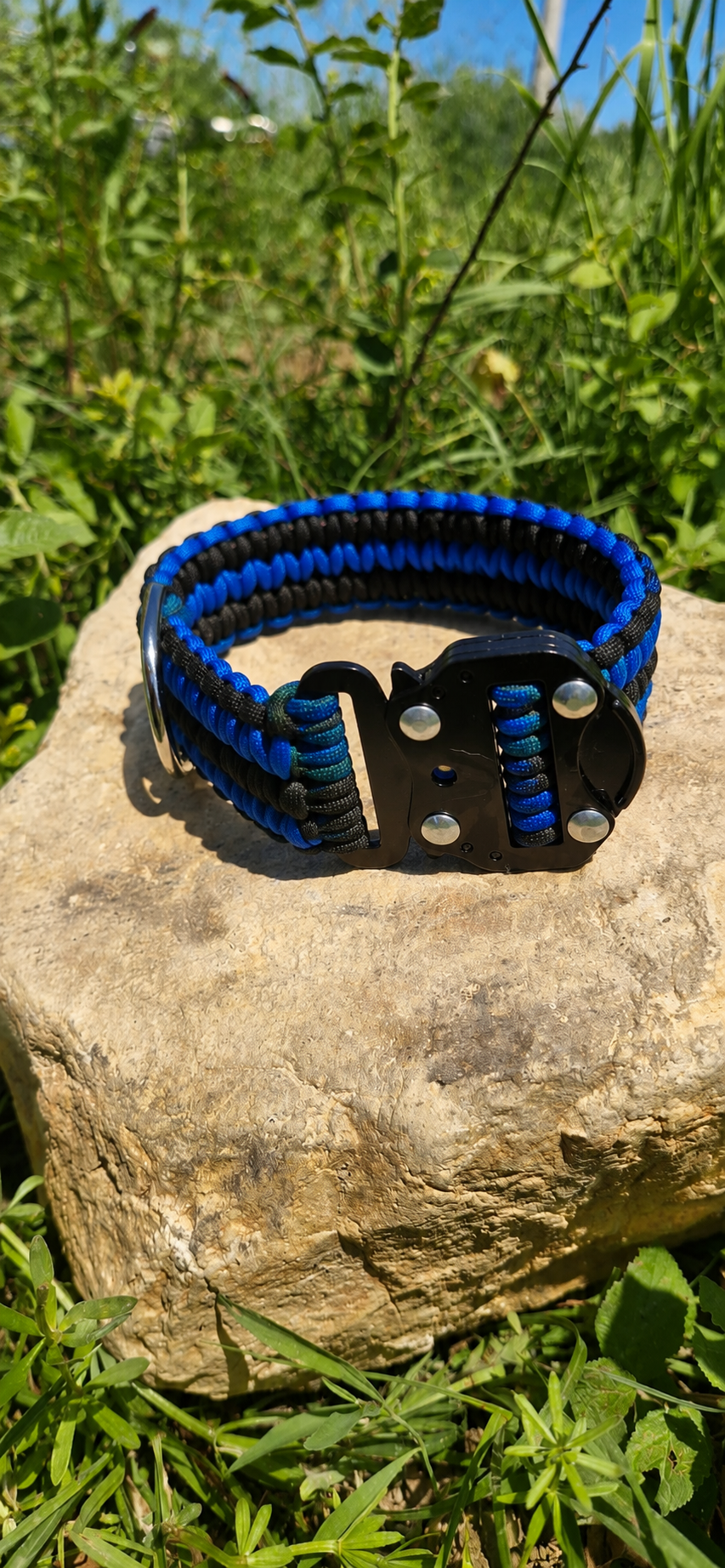 Sirius Atlantis— Taktik Paracord Köpek Tasması | El Örgü Dayanıklı Tasarım