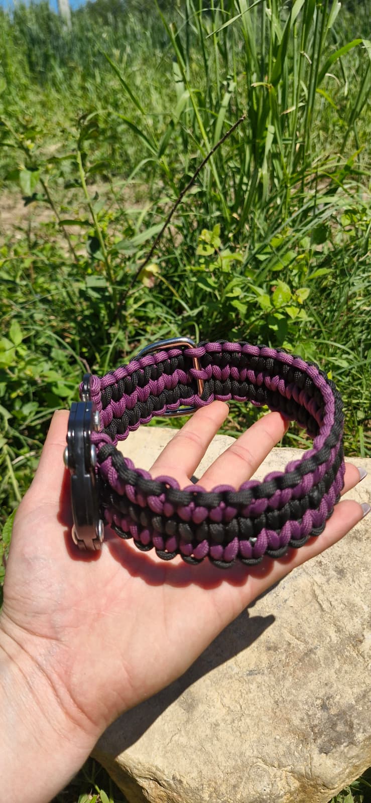 Sirius Nebula — Taktik Paracord Köpek Tasması | El Örgü Dayanıklı Tasarım