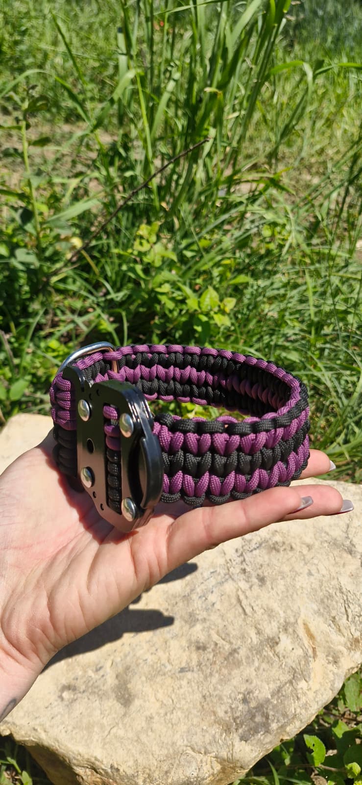 Sirius Nebula — Taktik Paracord Köpek Tasması | El Örgü Dayanıklı Tasarım