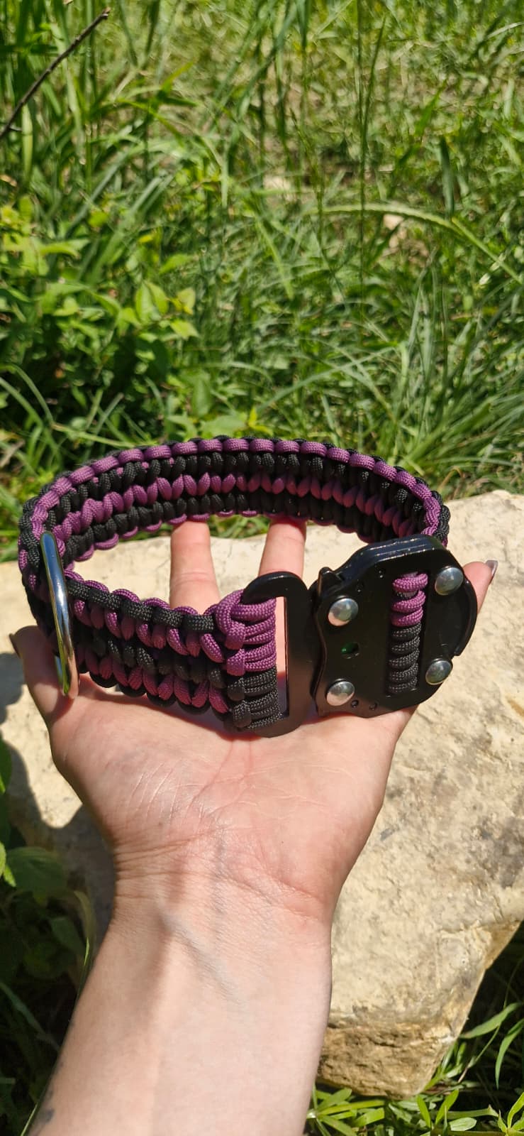 Sirius Nebula — Taktik Paracord Köpek Tasması | El Örgü Dayanıklı Tasarım