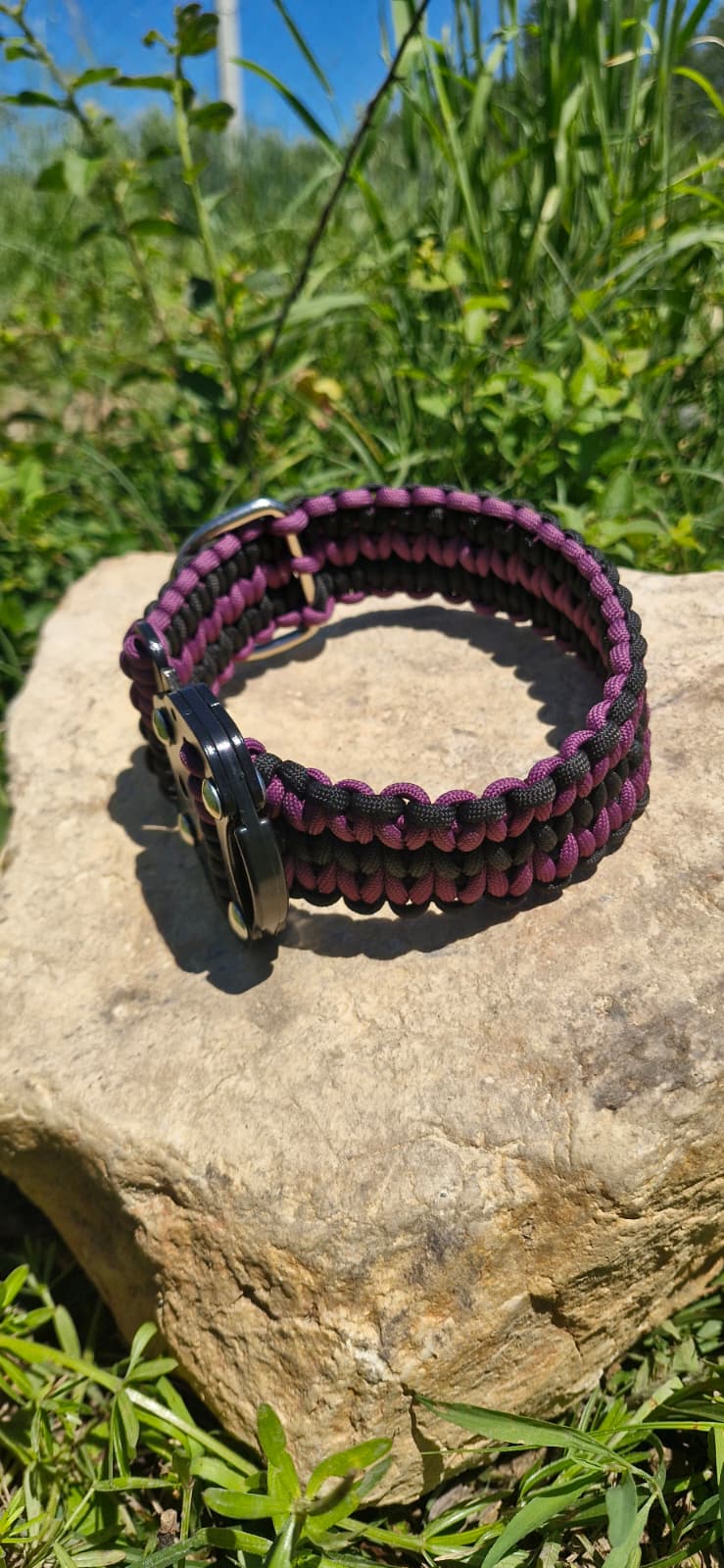 Sirius Nebula — Taktik Paracord Köpek Tasması | El Örgü Dayanıklı Tasarım