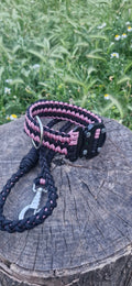 Sirius Bloom — Taktik Paracord Köpek Tasması | El Örgü Dayanıklı Tasarım